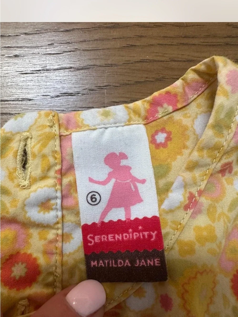 Matilda Jane Yellow & Pink Floral Dress